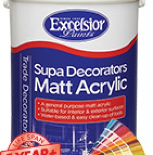 Supa Decorators Matt Acrylic